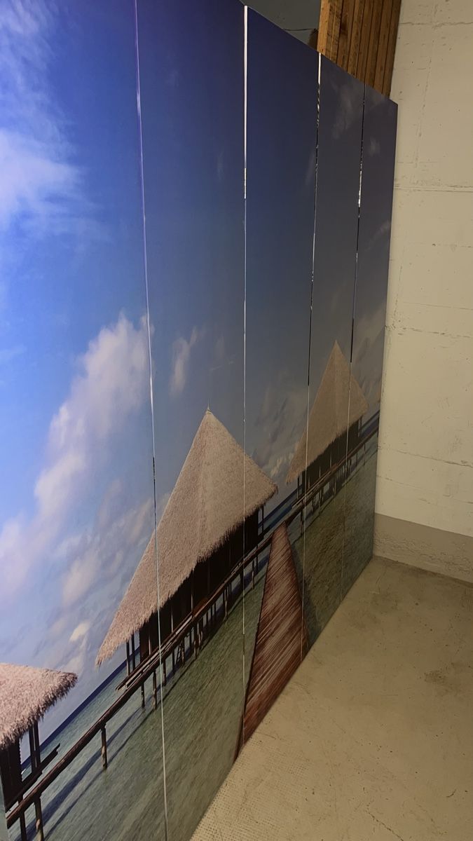 Paravents: Foto-Paravent Paravent Raumteiler Trennwand M68 ~ 180x200cm – Neuf (Voir description) à Pratteln par nt.geschenkshop 3
