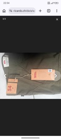 Wanderhosen Fjällräven - Neu und ungetragen - Grösse 54/XL