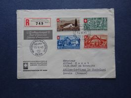 1945 Pro Patria schöner FDC   - SBK2025 750.00