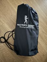 Piggyback Rider Standing Child Carrier Black