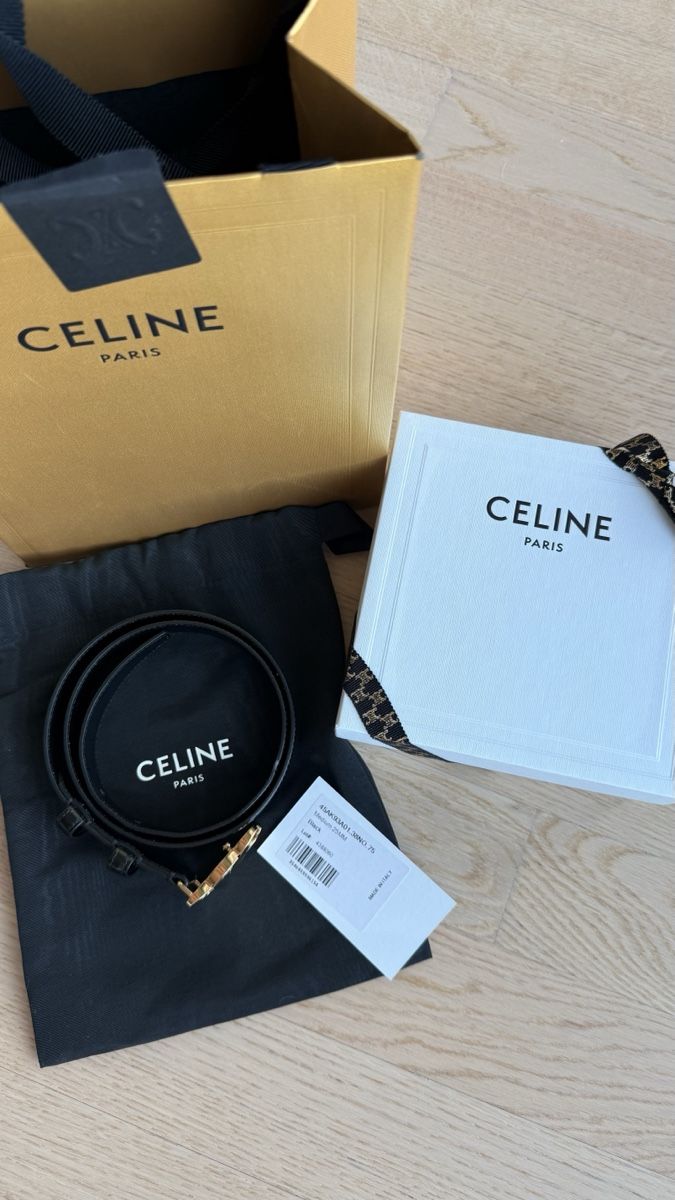 Cinture: Celine Triomphe Belt - Authentic & Stylish Accessory! – Usato da Pratteln venduto da phi_2b8n