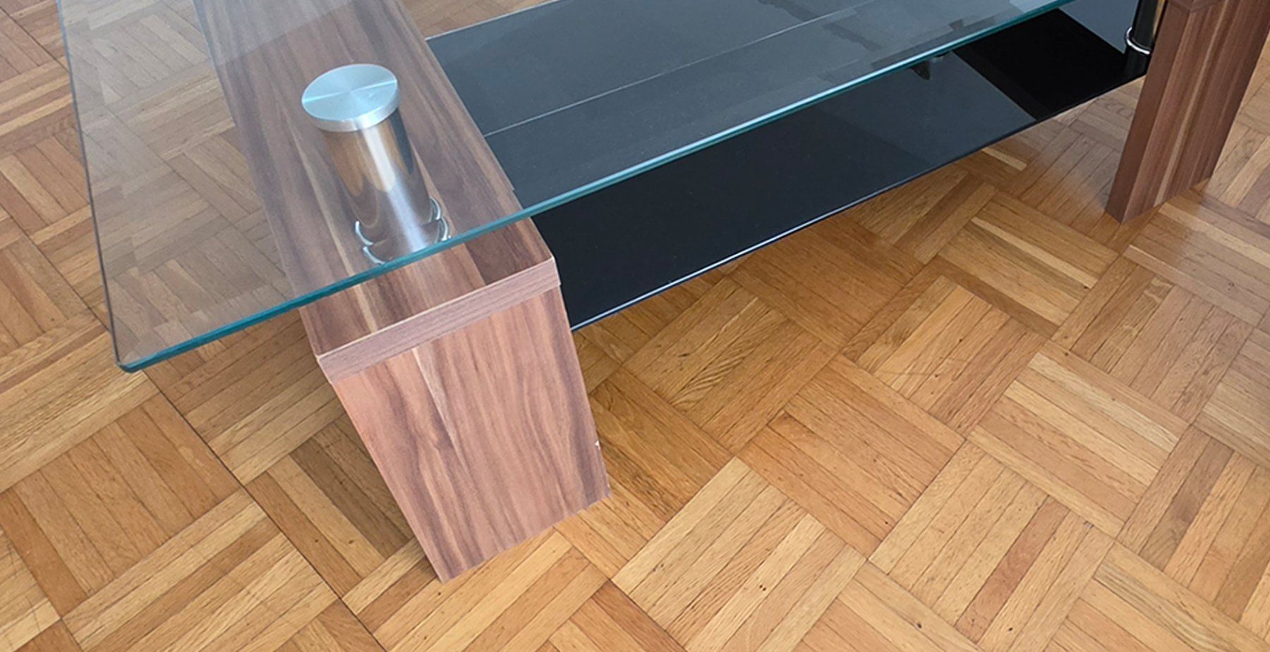 Tavoli: Glas-Couchtisch, modern, mit Ablage – Usato da Adlikon b.Regensdf venduto da sun_fw7w 2