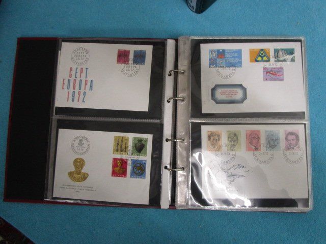 Alle Briefmarken: 280 Erstagsbriefe - 4 Alben CH von 1968-2003 - SCHNÄPPCHEN – Gebraucht aus Luzern von Horoskop1 1