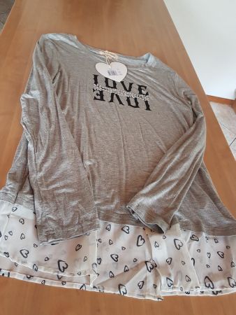 Pull léger (2) 1 neuf taille M marques BPC Love Change