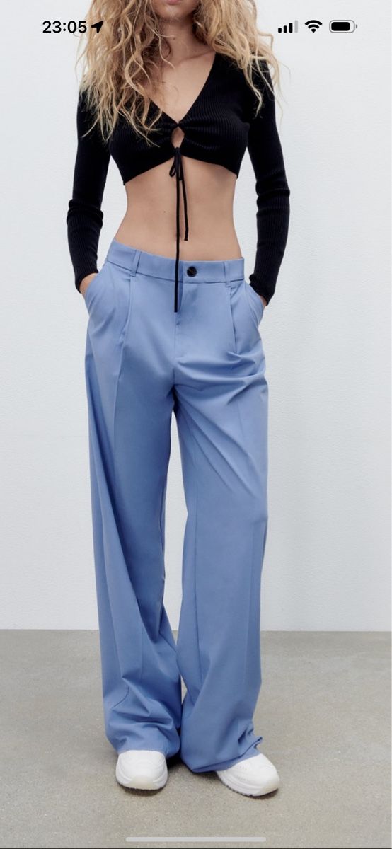 Zara Pantaloni: Zara Stoffhose mit hohem Bund Gr. S – Nuovo (secondo la descrizione) da Triengen venduto da nes_l8cj 3