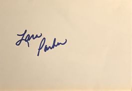 Lara Parker 1938-2023 Autogramm signiert Karte 10x15cm