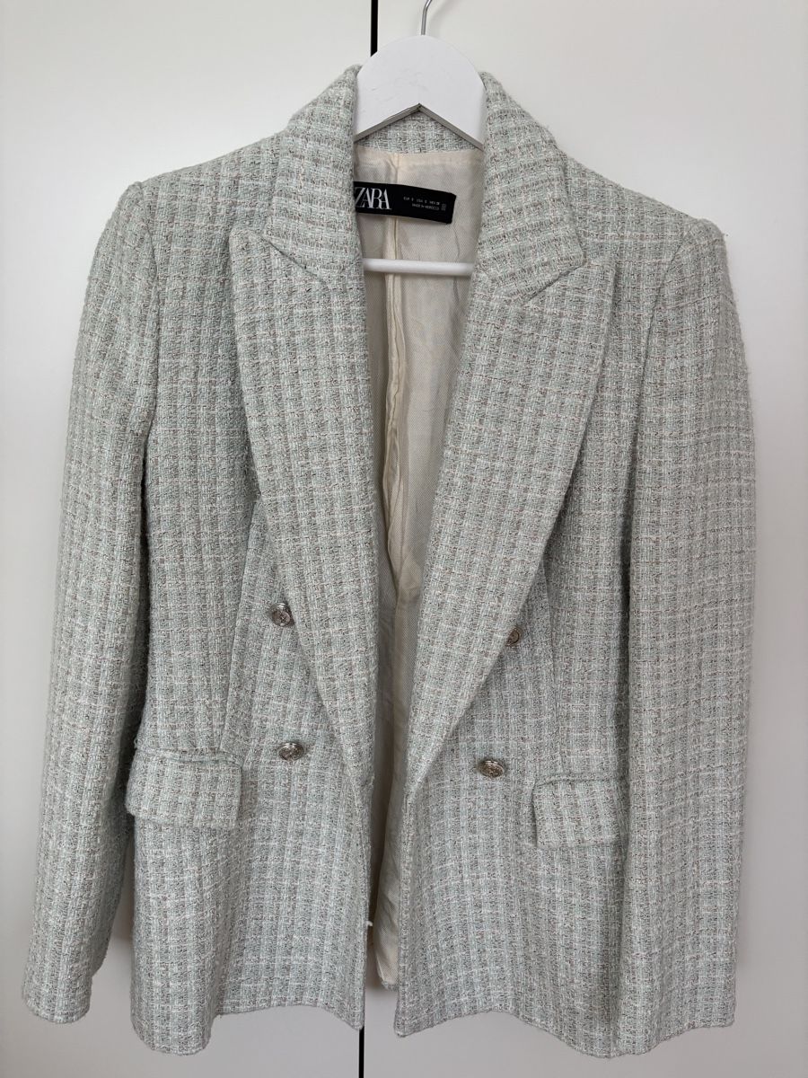 Zara Giacche: Zara Blazer, hellgrau, Grösse S, Top Zustand! – Nuovo (secondo la descrizione) da Tann venduto da Dina.q