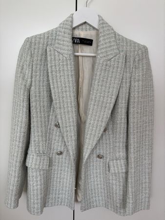 Zara Blazer, hellgrau, Grösse S, Top Zustand!