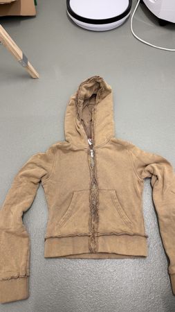 Zip-Hoodie Hidden Cult braun Grösse M gebraucht