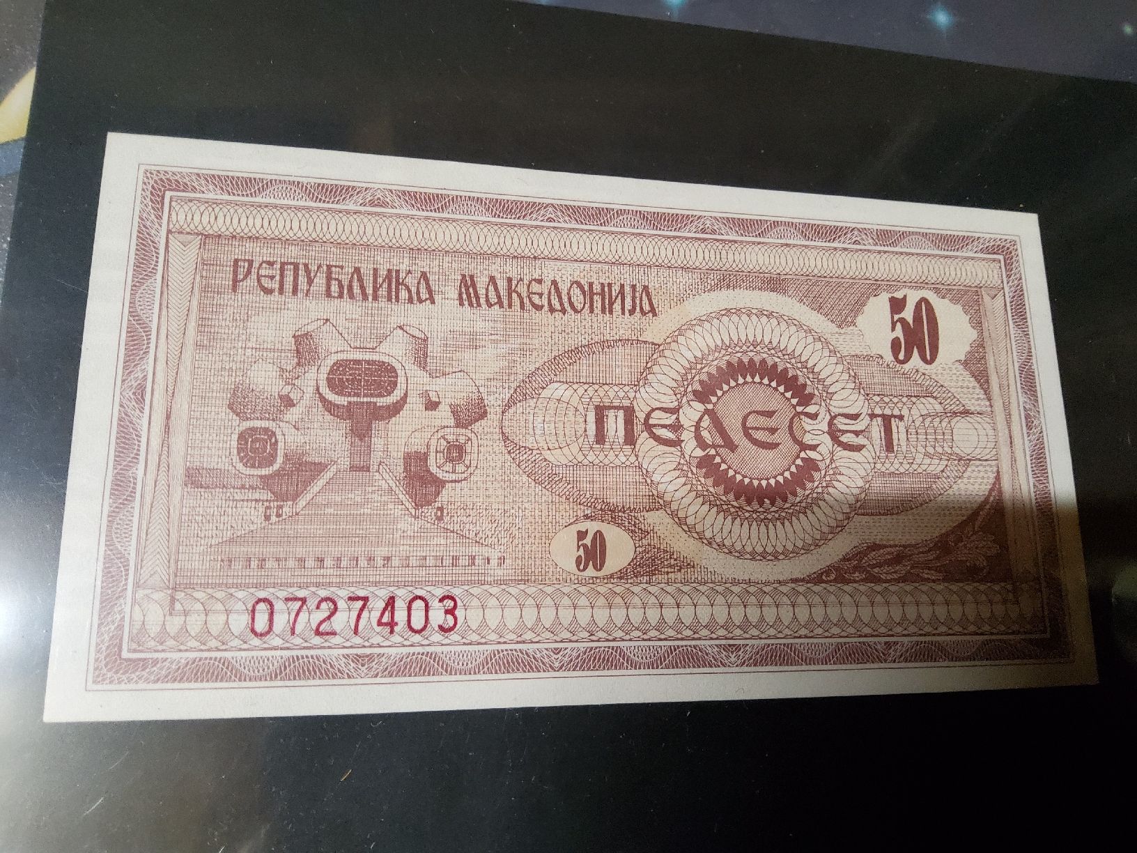 Banconote: Banknote Mazedonie 1992 NEU – Nuovo e nell'imballaggio originale da Herisau venduto da Nluanalucas 1