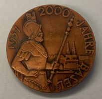 2000 Jahre Basel Plakette 1957 - Kupfer