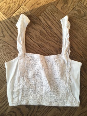 Crop top blanc Tally Weijl taille M