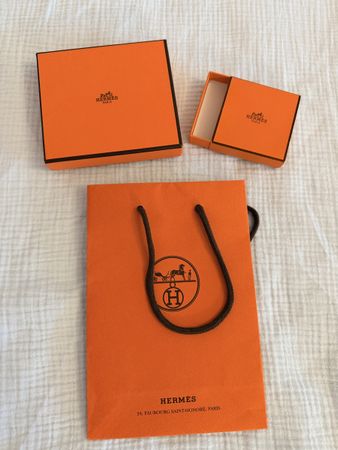 Un sac Hermès et deux boîtes 