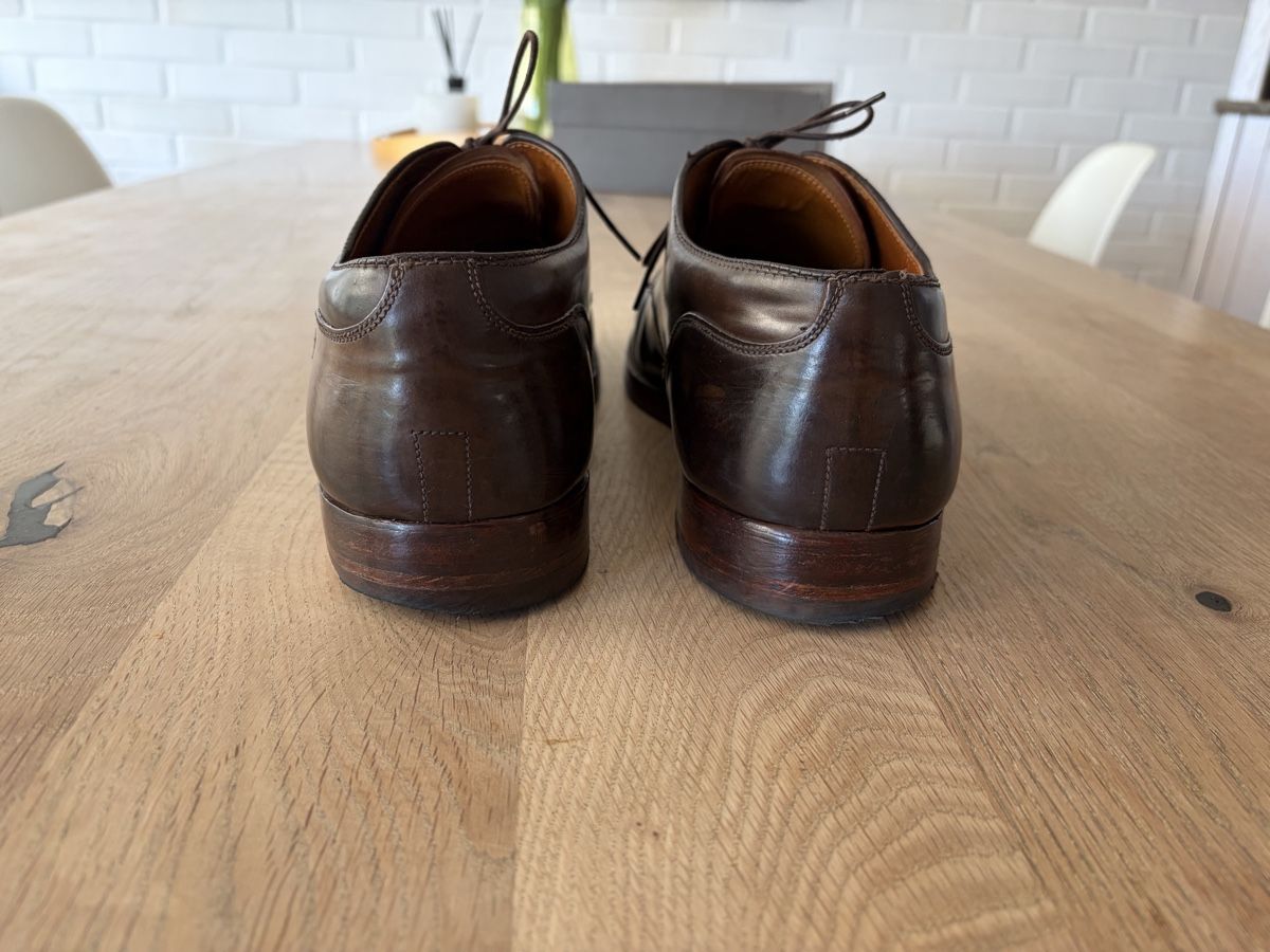 Alden Chaussures hommes: Alden Shell Cordovan Herren Schnürschuh Gr 12.5 – D'occasion à Wohlen AG par zrhdus 3