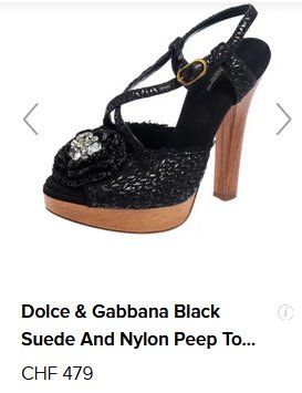 Dolce & Gabbana Scarpe da donna: Sandalen / sandales Dolce & Gabbana .37 – Usato da Collonges venduto da arashee 1