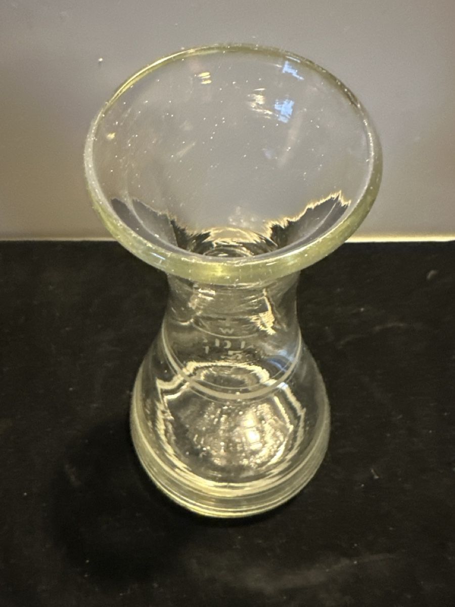 Glasi Hergiswil Caraffe: Antike Glas Karaffe 0.5 Liter,  Nw3, 1915 – Usato da Zürich venduto da Chaeffeler 2