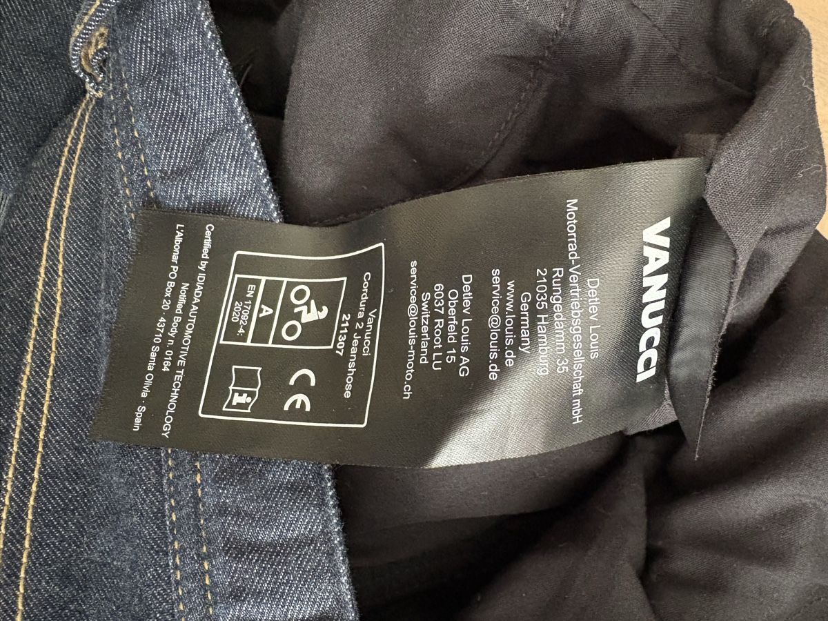 Vanucci Jeans: Motorradjeans Gr.38/34 Vanucci – Usato da Wetzikon ZH venduto da IronMaiden 2