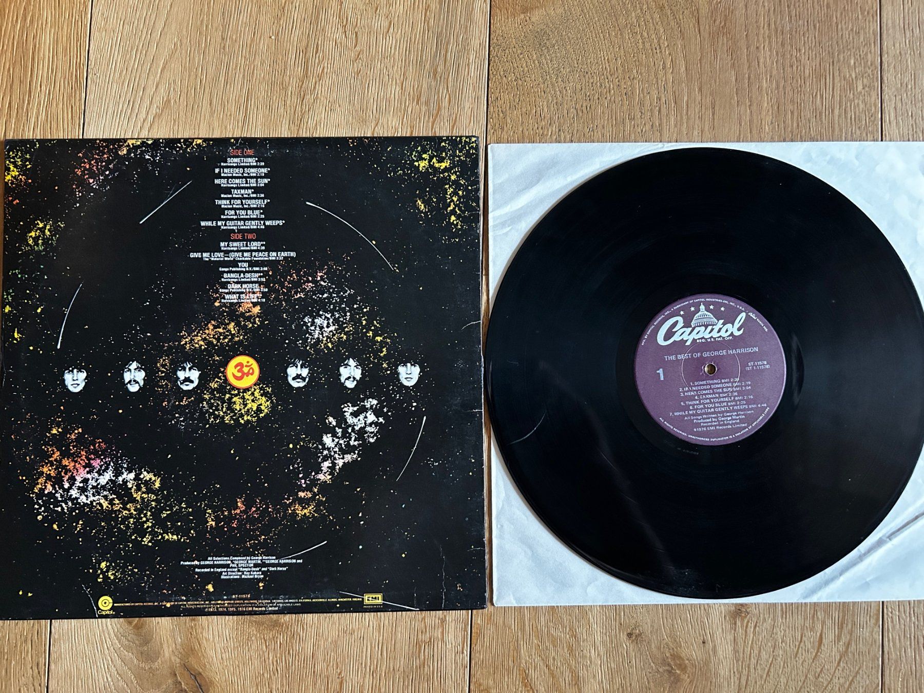 Autografi: Autogramm LP Vinyl George Harrison selten – Usato da Steinach venduto da Jaguare1961 3