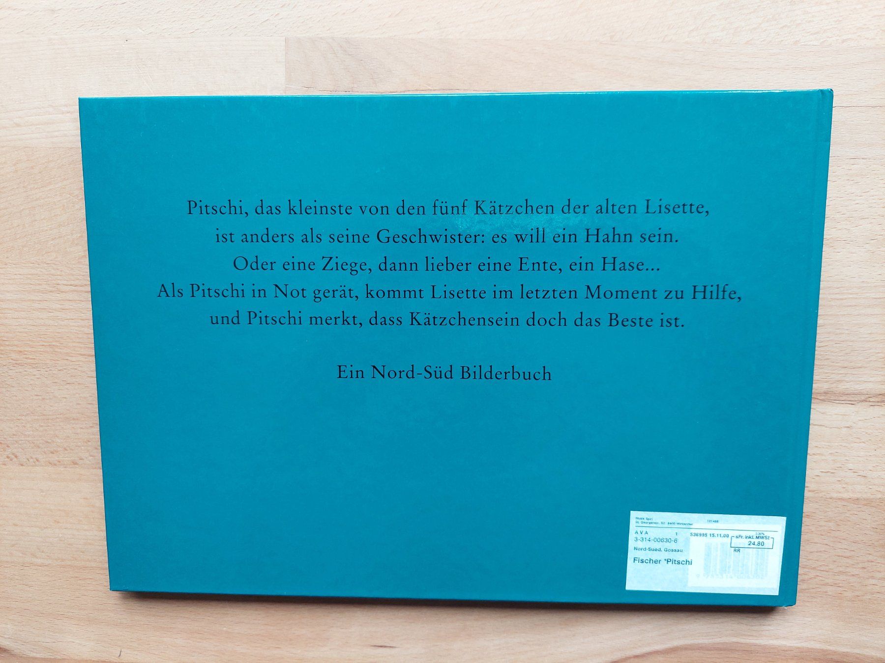 Libri: Pitschi - Hans Fischer (1993) – Usato da Obfelden venduto da Foto_Bild_Kunst_Buch 9