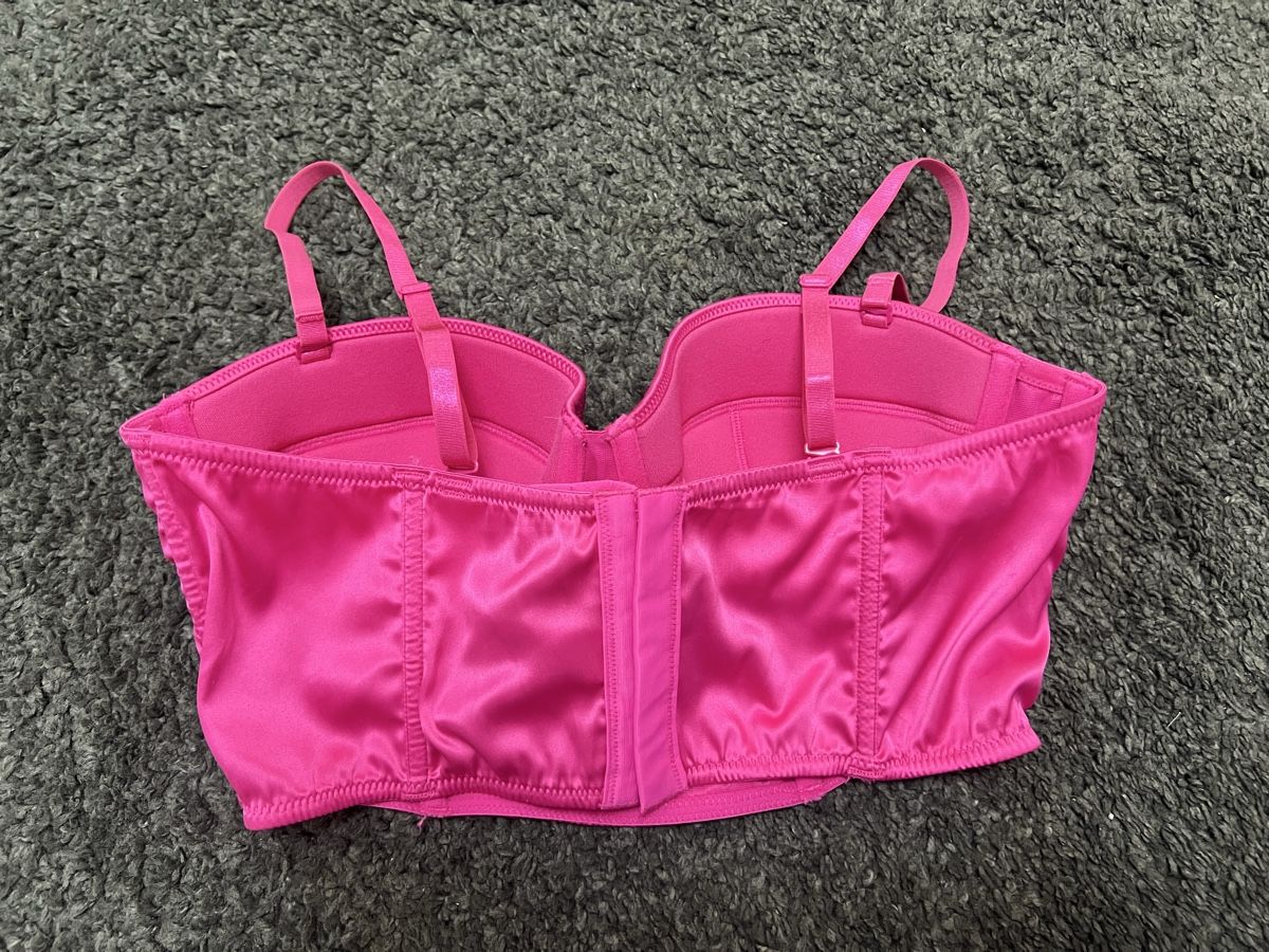 Tops: •Monki•Pinkes Satin Bustier - Gr. M(80B)🩷 – Neu (gemäss Beschreibung) aus Effretikon von Briga.S. 4
