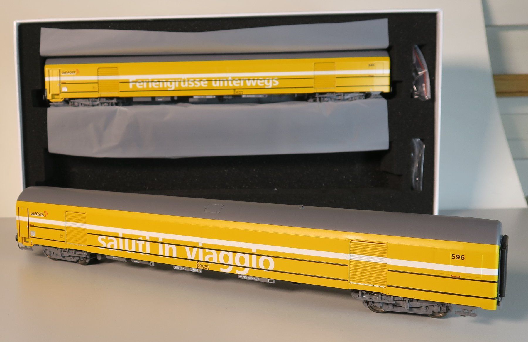 LS Models Modelleisenbahnen: LS Models Set 97204 "Die Post" Postwagen Z – Neu und originalverpackt aus Bern von Bantiger2000 2