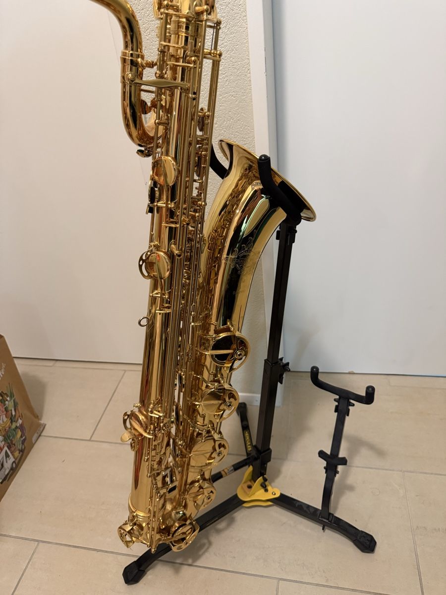Thomann Strumenti musicali: Thomann BariPRO baritone saxophone mit Zubehör – Usato da Adliswil venduto da malteof 1