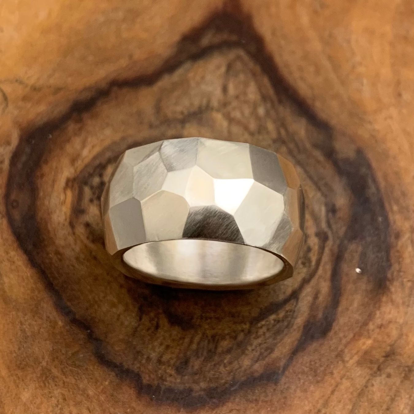 Ringe: Silberring Facettiert Gr.57 – Neu (gemäss Beschreibung) aus Thun von Svonskj 1