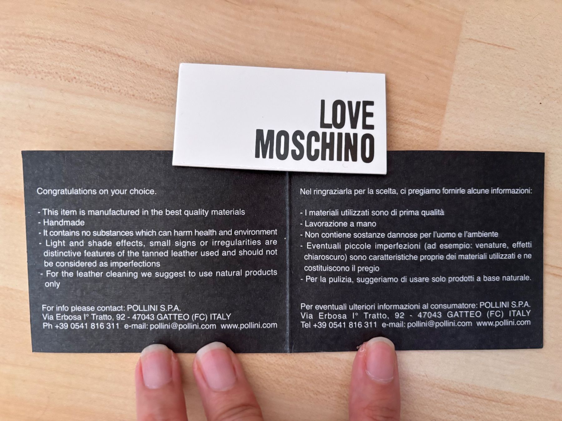 Moschino Zaini: LOVE MOSCHINO Mini-Lederrucksack – Usato da Trübbach venduto da hik_gh6y 3