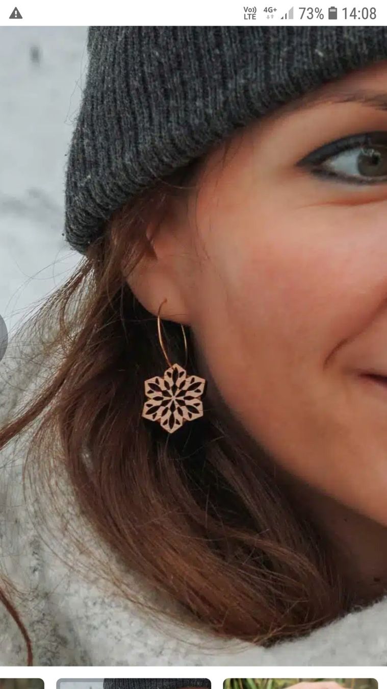 Ohrringe & -stecker: Ohrhänger Holz – Neu (gemäss Beschreibung) aus Goldiwil (Thun) von chilou 1