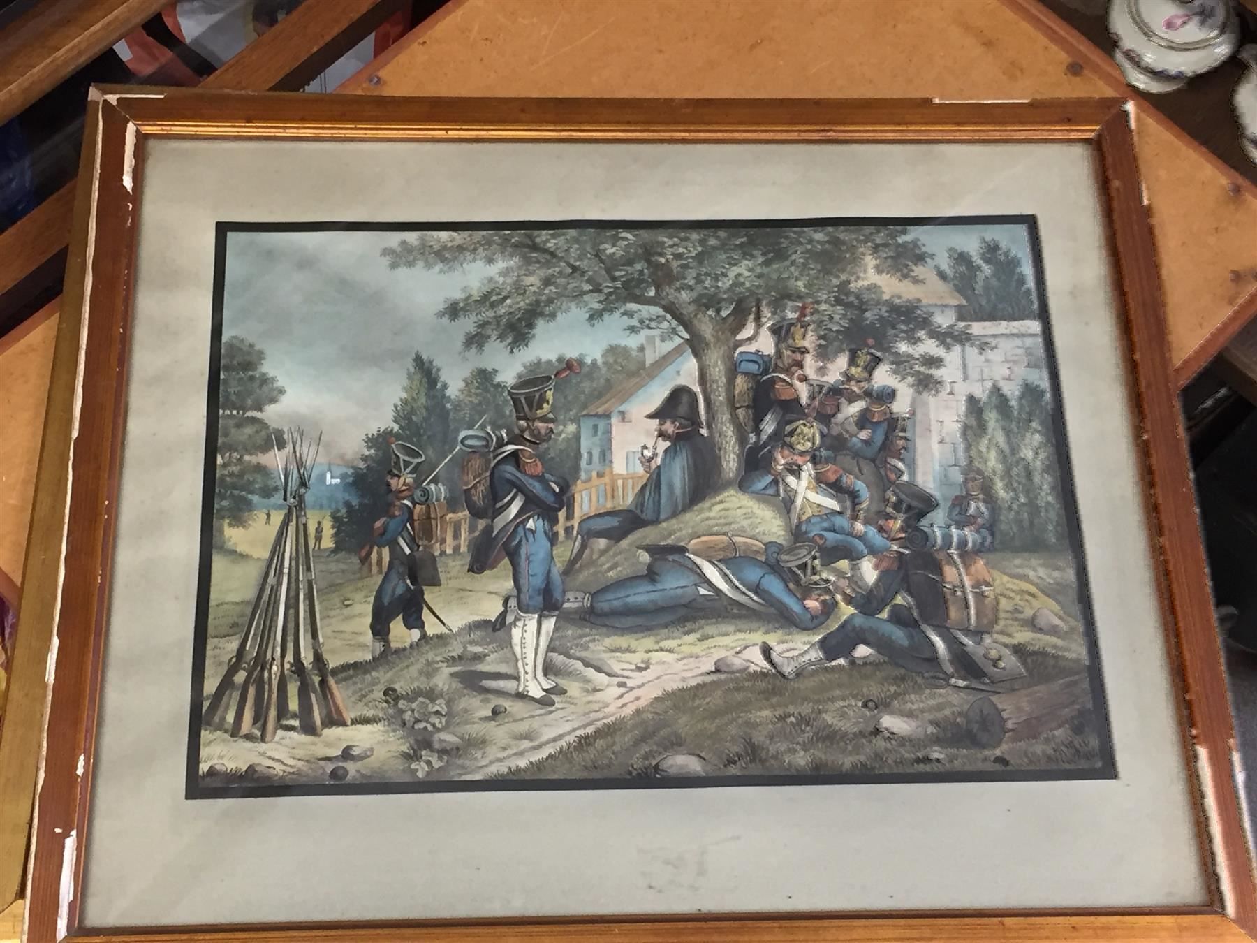 Foto & Immagini: 2 antike Militaria Armee Aquatinta – Usato da Bern venduto da Jwpm66 5