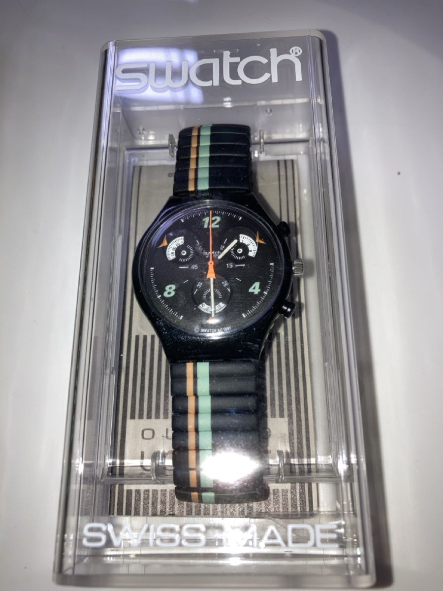 Swatch Orologi: Swatch Chrono CD-SPIELER neu – Nuovo e nell'imballaggio originale da Wetzikon ZH venduto da Kohle3