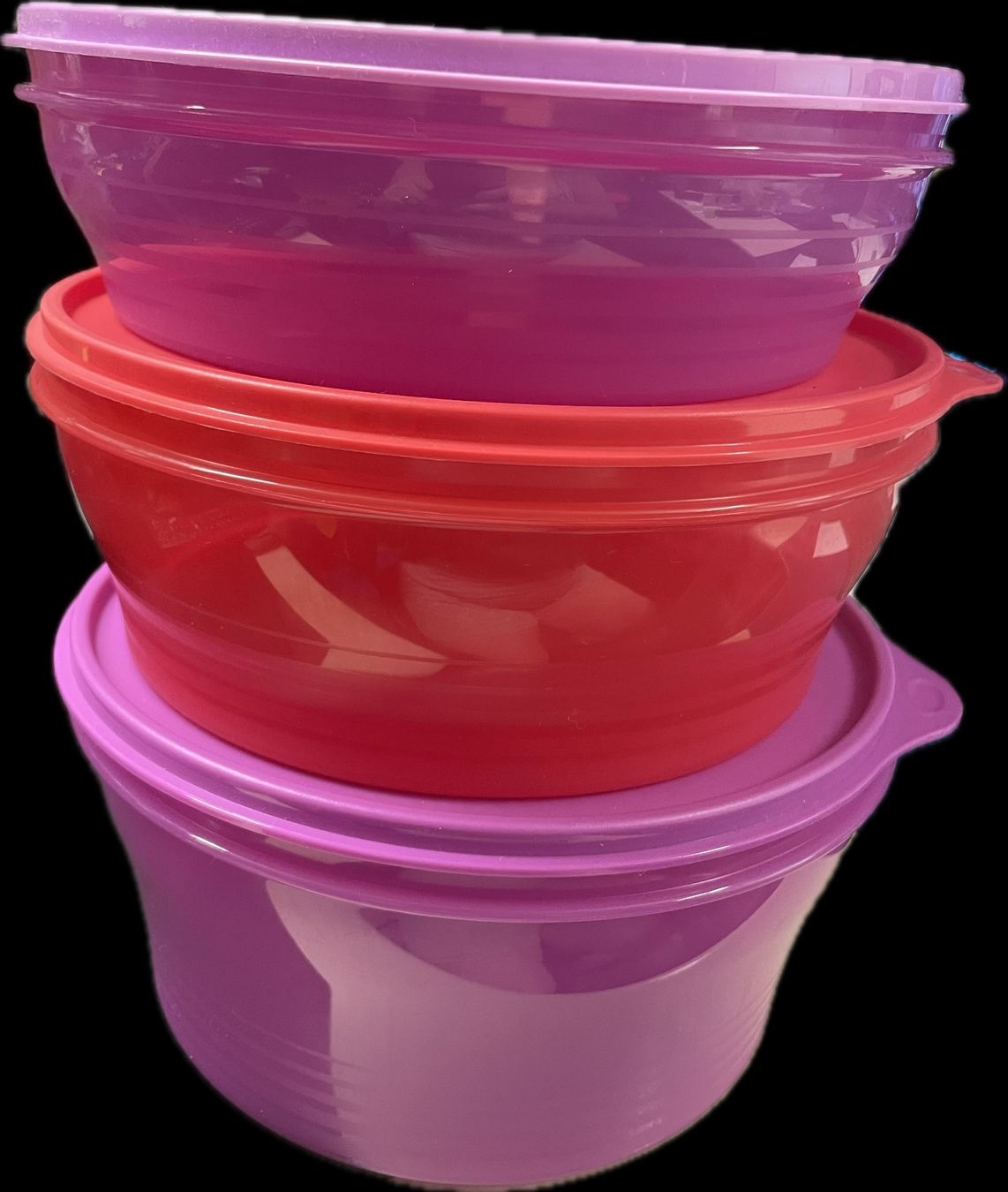 Tupperware Contenitori & Simili: Frische Trio - Schüssel - tupperware – Nuovo (secondo la descrizione) da Winkel venduto da davos220