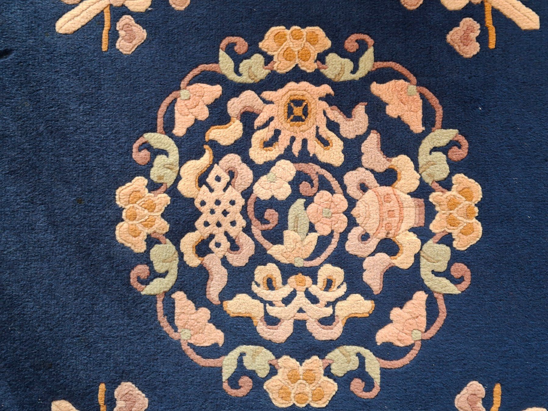 Tappeti: Orientteppich blau mit floralem Muster – Usato da Grossaffoltern venduto da Sanchi 1