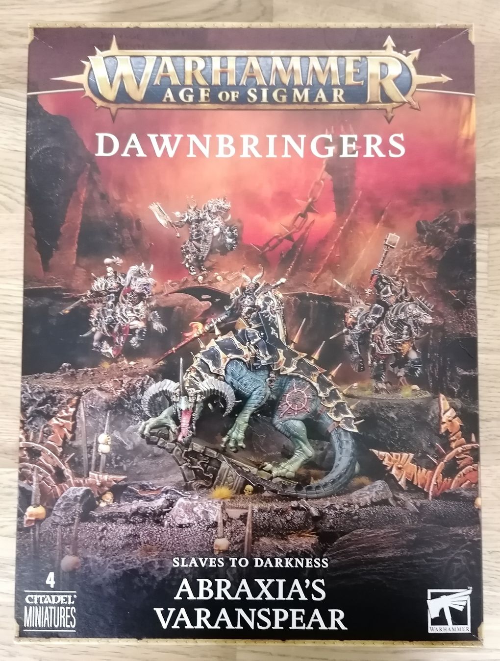 Kit di modellismo & Modellini statici: Warhammer AoS Abraxia's Varanspear – Nuovo e nell'imballaggio originale da Hilterfingen venduto da Krimskramsel