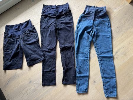 Mamatuxus & Brendon Maternity Pants Size 36 & S, Dark Wash