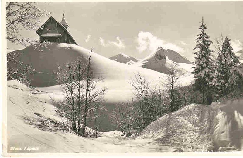 Cartoline postali: Stoos - Kapelle + 1939 – Usato da Emmenbrücke venduto da teestube