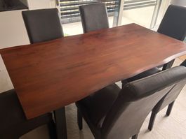 High-Quality Acacia Wood Dining Table (Chairs not included!)