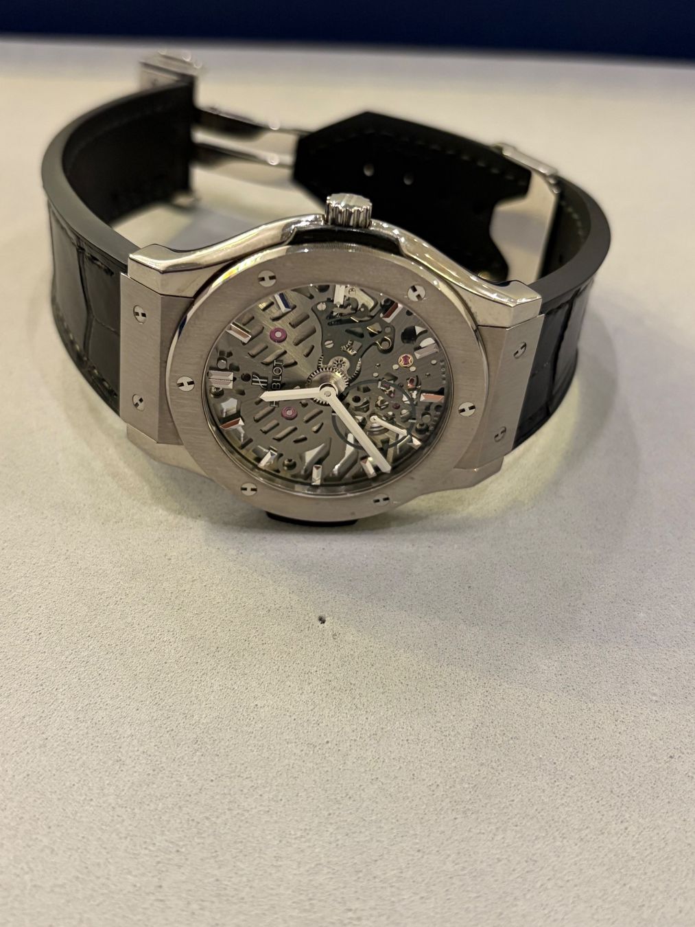 Hublot Uhren: Hublot ultra thin Classic fusion skeleton titanium – Gebraucht aus Vevey von Eiden77 1