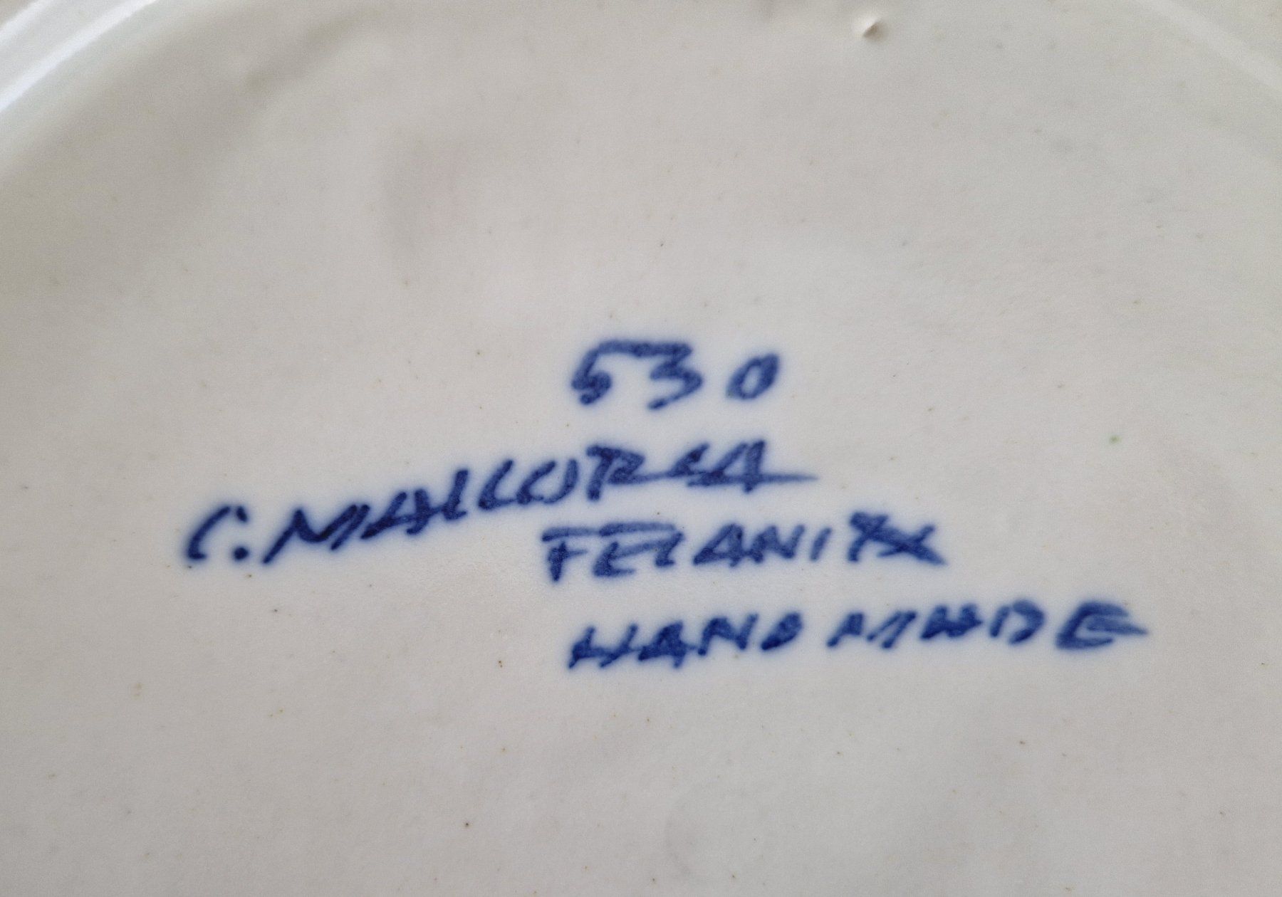 Tutte le decorazioni: Grosser Teller aus Keramik – Usato da Grosswangen venduto da relleufp43 1
