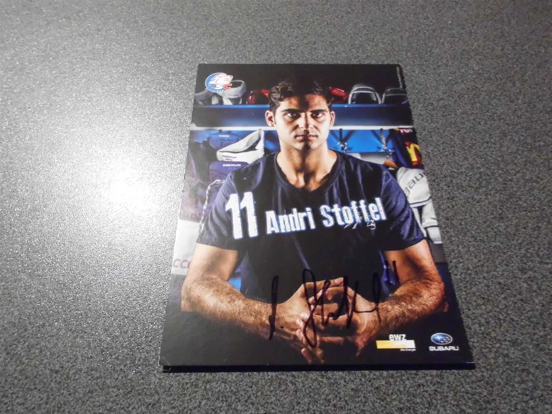Autographes: ZSC-Autogrammkarte A. Stoffel 2013 – D'occasion à Zürich par Motzkuh