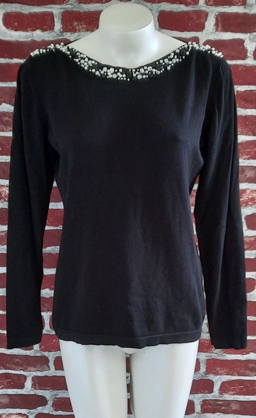 Maglioni & Felpe: Edler festlicher Pullover mit Perlenapplikation Gr. 44 – Nuovo (secondo la descrizione) da Dietlikon venduto da LiebenLebenLachen 2