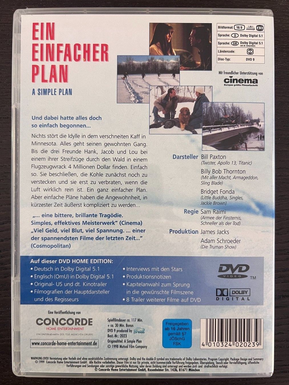 Tutti i DVDs: Ein einfacher Paln – Usato da Zürich venduto da FilmFreunde 1