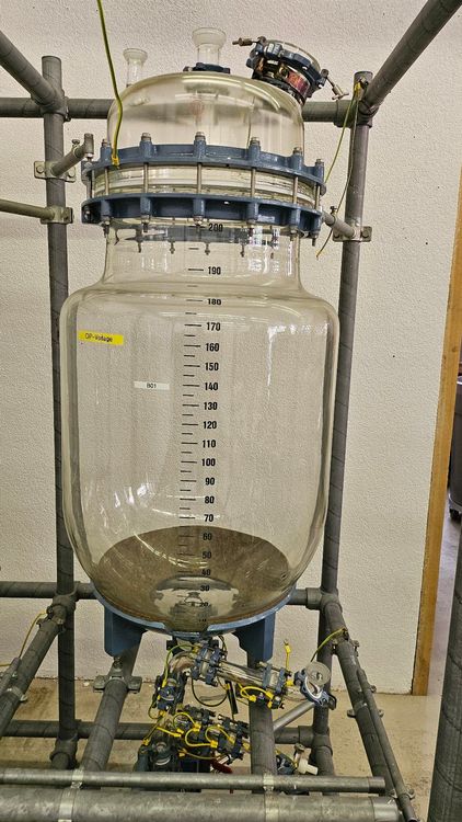 200 Liter ZR-Gefäss Behälter Tank Borosilikatglas Büchi-Glas (Gebraucht ...