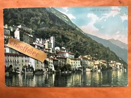 Alte Ansichtskarte Lago di Lugano, Gandria, guter Zustand