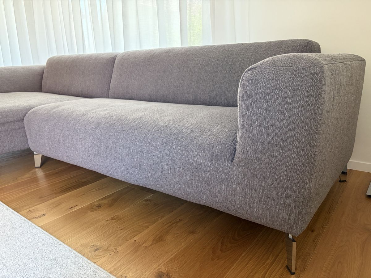 Freistil Rolf Benz Divani: Ecksofa grau Rolf Benz Freistil – Usato da Mettmenstetten venduto da Mari800 4