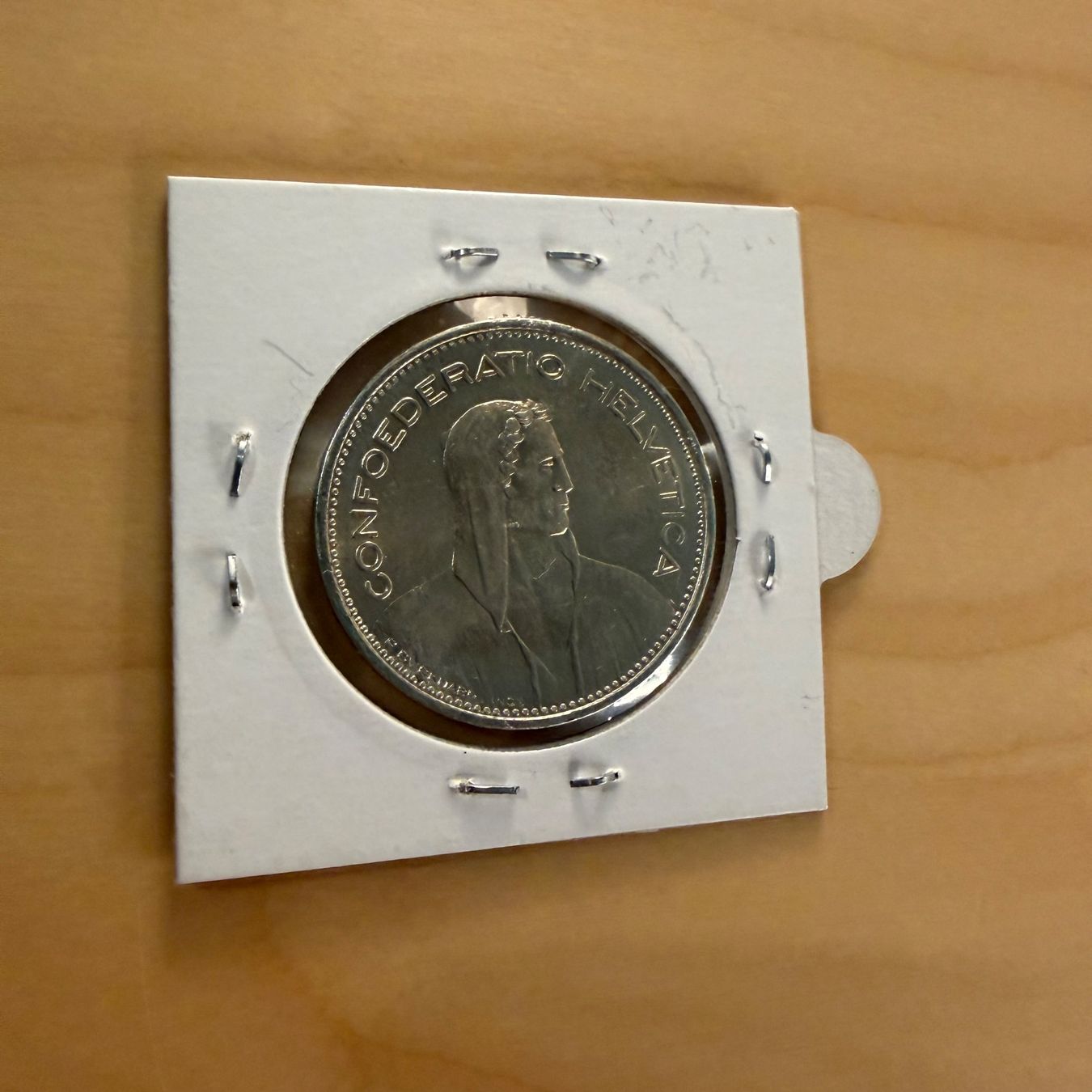 Tutti le monete: Schweizer Silbermünze 5 Franken 1965 – Usato da Wädenswil venduto da NicolaGB 1