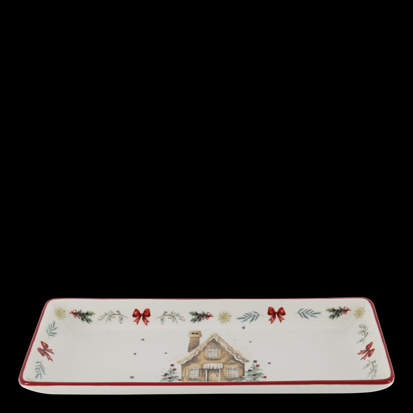 Teller: Chic Antique Teller "Chalet de Noël" – Neu und originalverpackt aus Innertkirchen von Glatthard-Interior 1