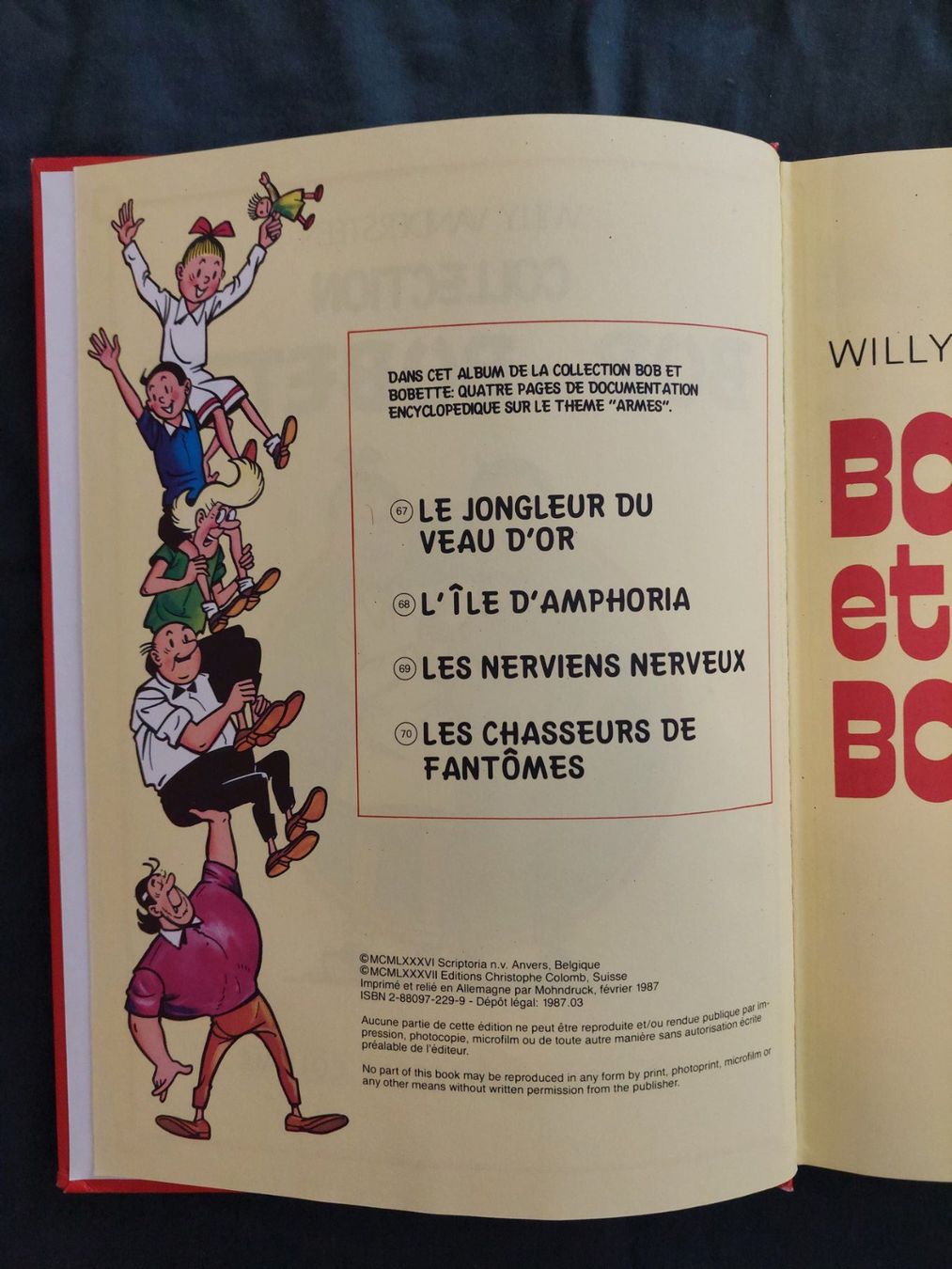 Fumetti: Bob et Bobette Intégrale  T.1 EO 1987 BE+ – Usato da Genève venduto da Blu_BD 2