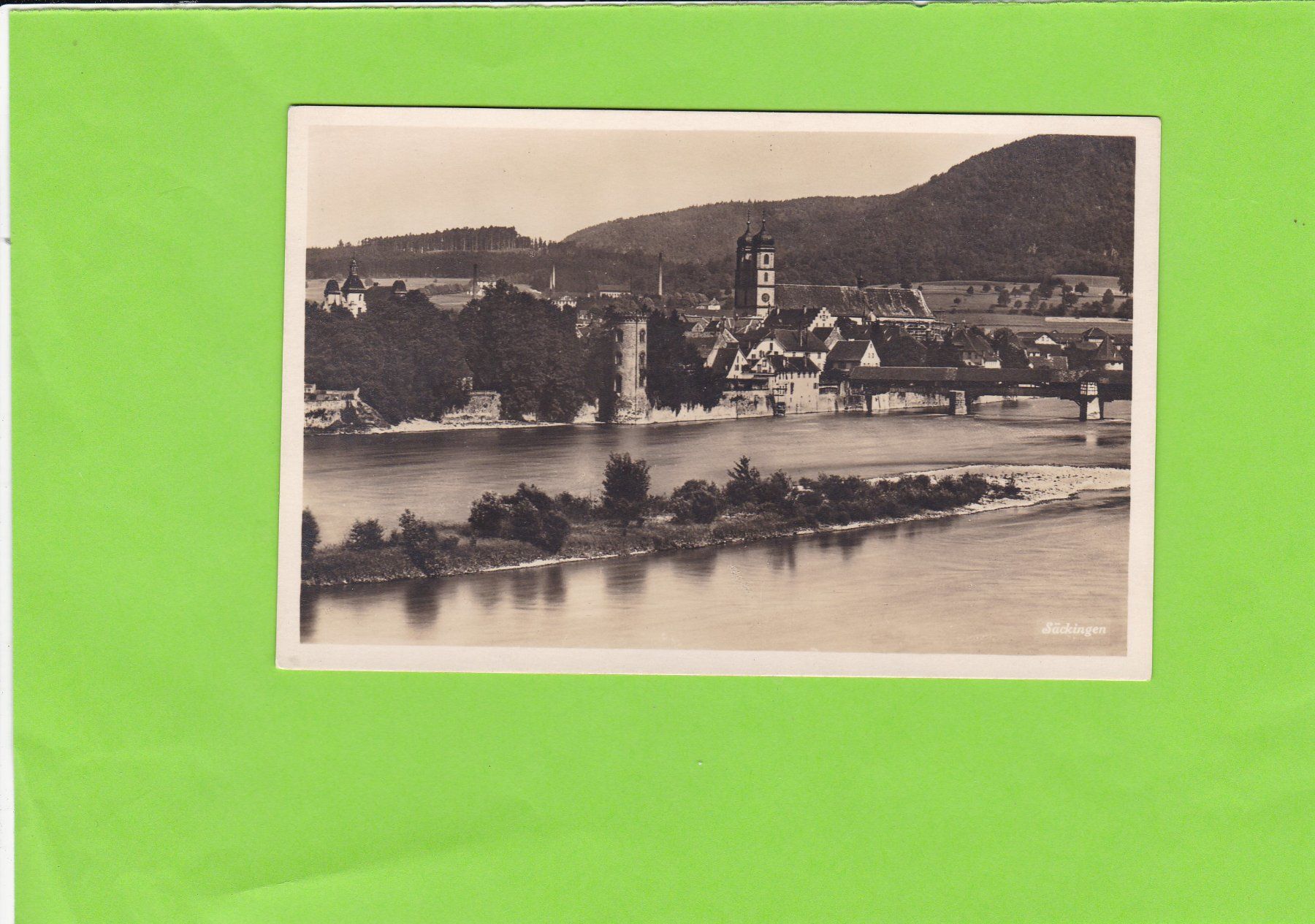 Ansichtskarten: Säckingen – Gebraucht aus St. Peterzell von neckertal