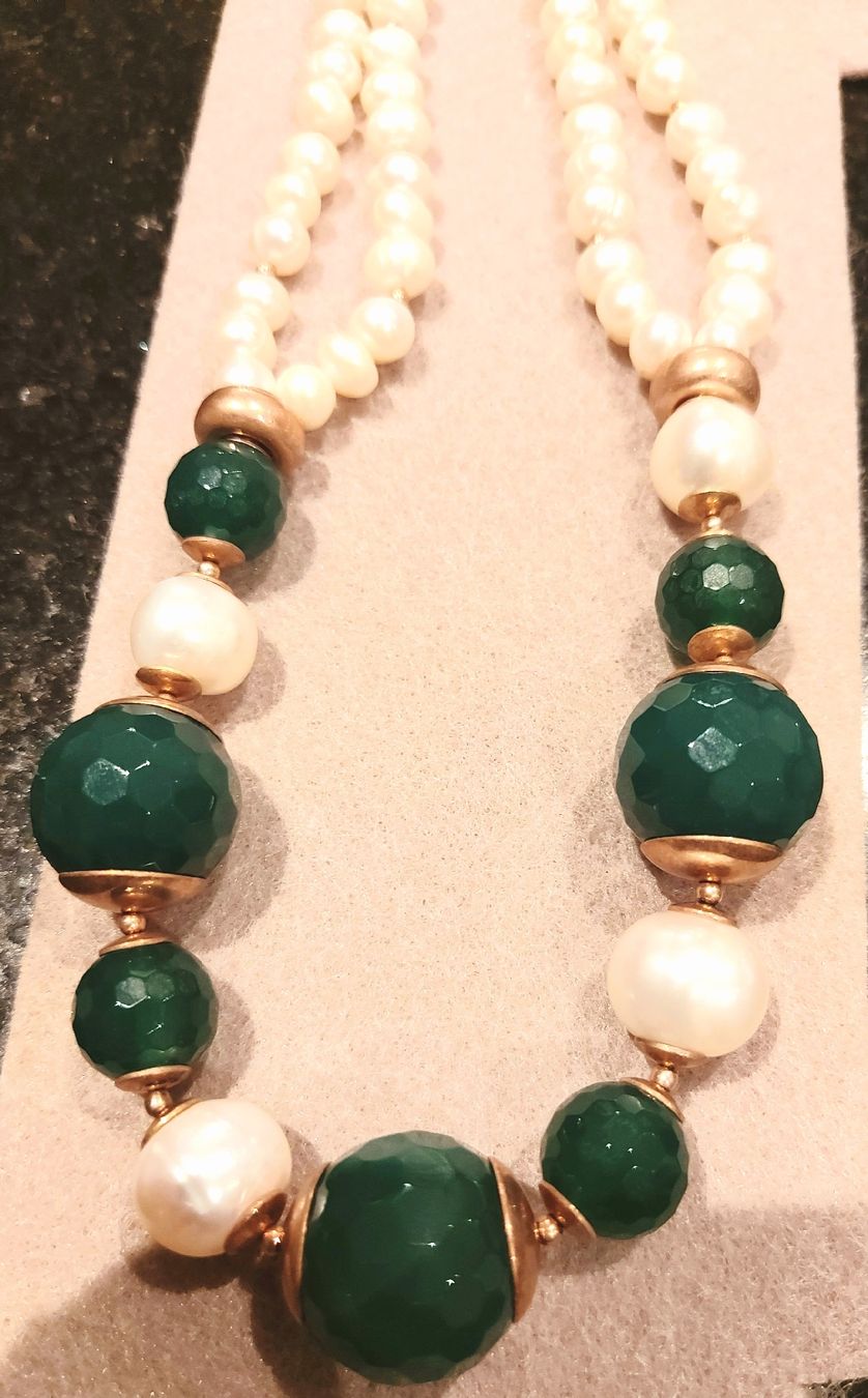 Catenine: Collier Süsswasserperlen – Usato da Ossingen venduto da sch_p6d5 1